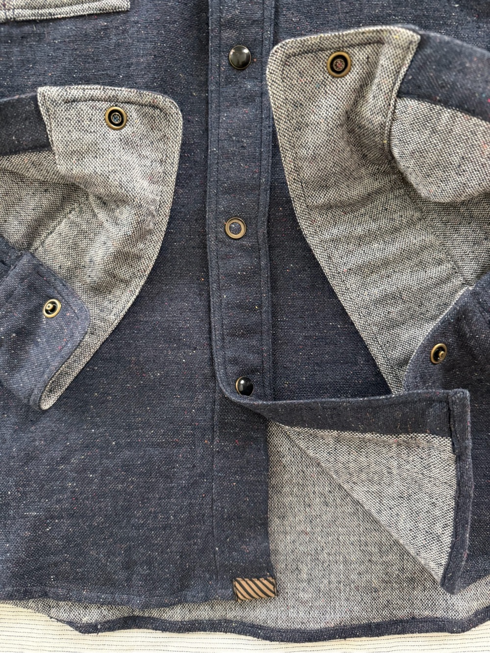 Billy Reid Silk Cotton Overshirt - Unique Find - Sz Medium - Picture 3 of 9
